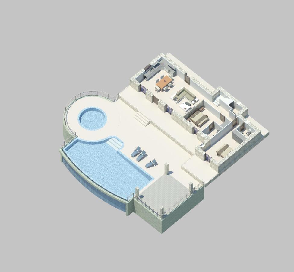 Kaminia Blu Villa Ratzaklíon Exteriör bild